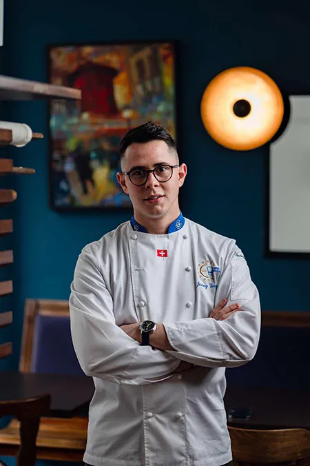 Chef du restaurant l'Agape, à Genève